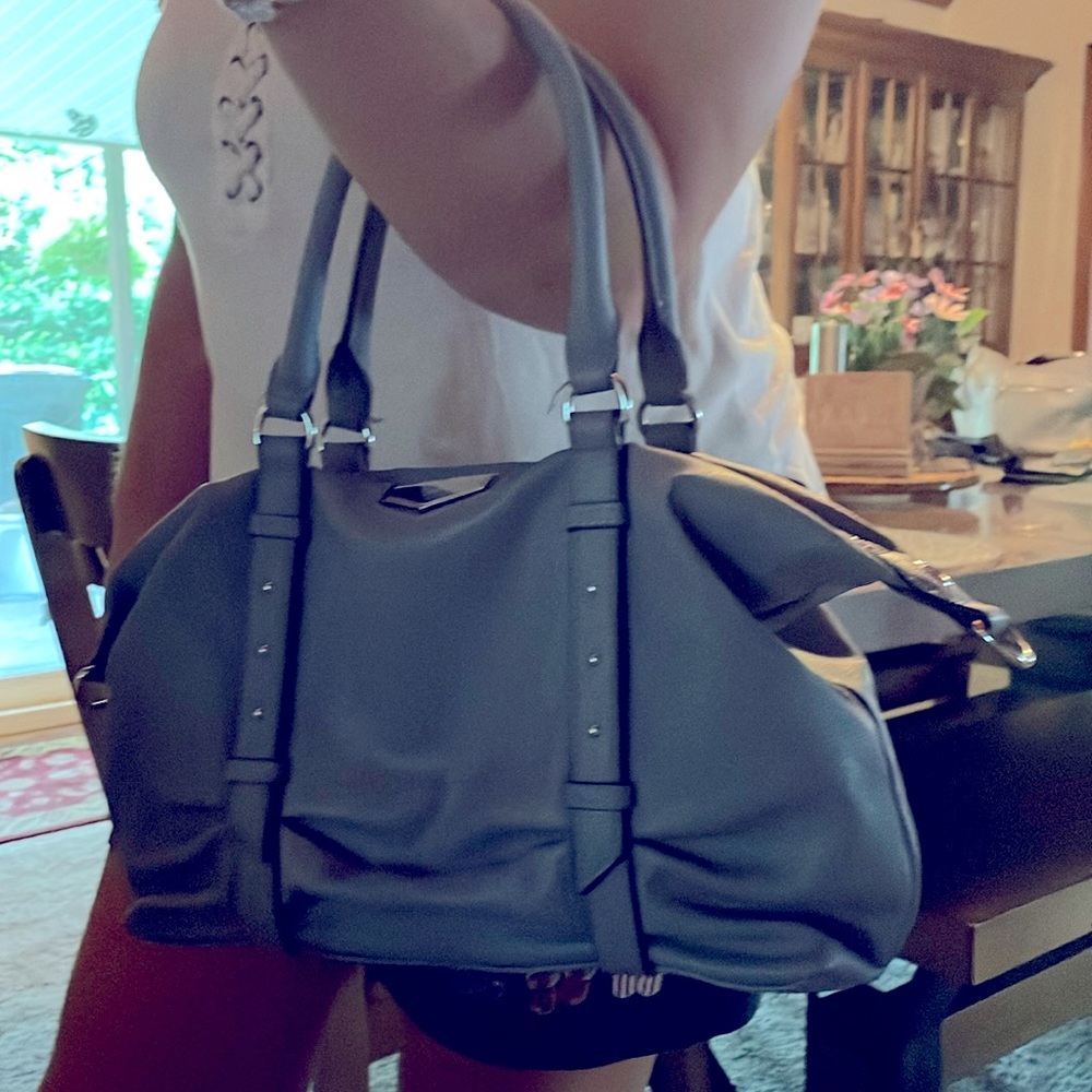 Simply Vera Vera Wang purse grayish blue lightly used